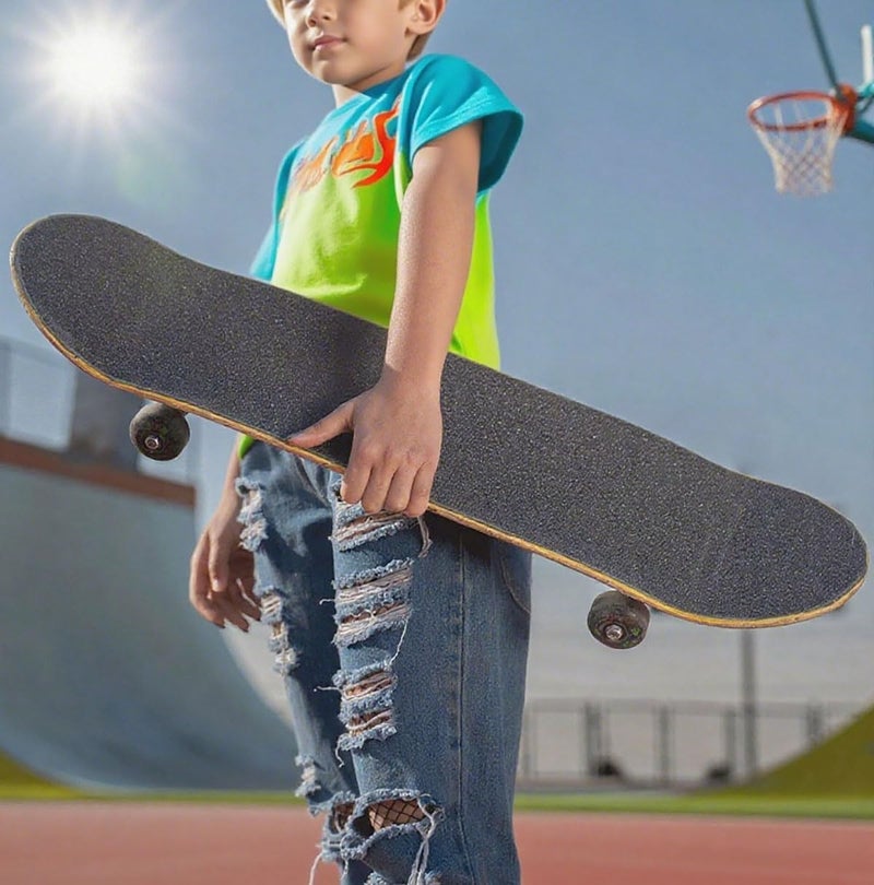 YIYIMIMO 2 Pcs Professonal Skateboard Grip Tape 33" x 9" Size with No Air Bubble Function for Both Beginners and Experienced Skaters - Image 5